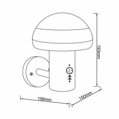 Brilliant Leuchten Brilliant Ilton Au&szlig;enwandleuchte LED Schwarz, 1-flammig, Bewegungsmelder -Außenleuchten Verkäufe brilliant ilton aussenwandleuchte g96484 76 6