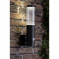 Brilliant Leuchten Bergen Außenwandleuchte LED Anthrazit, 1-flammig, Bewegungsmelder