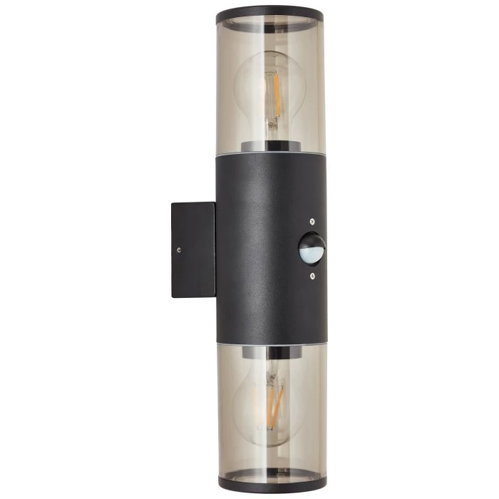 Brilliant Leuchten Sergioro Außenwandleuchte Anthrazit, 1-flammig, Bewegungsmelder 3 Brilliant Leuchten Sergioro Außenwandleuchte Anthrazit, 1-flammig, Bewegungsmelder – Bild 3