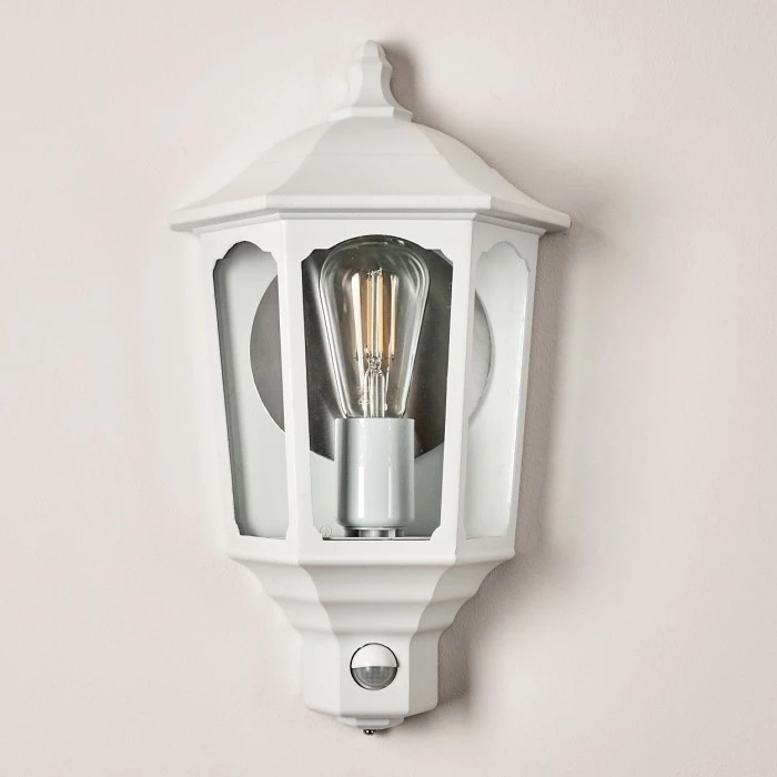 Hofstein Brissago Außenwandleuchte Weiß, 1-flammig, Bewegungsmelder 12 Hofstein Brissago Außenwandleuchte Weiß, 1-flammig, Bewegungsmelder – Bild 12