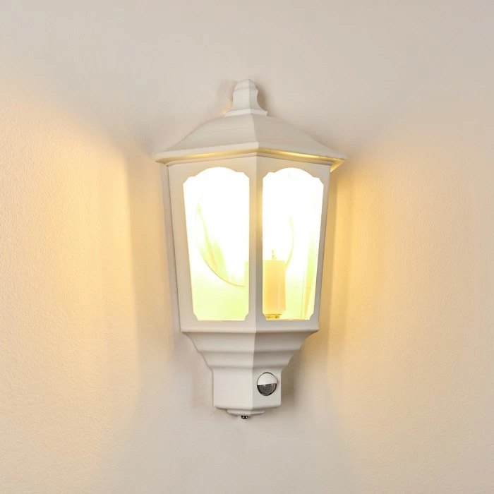 Hofstein Brissago Außenwandleuchte Weiß, 1-flammig, Bewegungsmelder 13 Hofstein Brissago Außenwandleuchte Weiß, 1-flammig, Bewegungsmelder – Bild 13