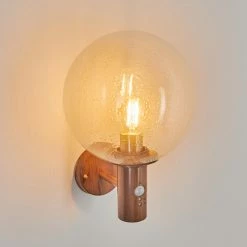 Hofstein Bubodefo Außenwandleuchte Braun, Holzoptik, 1-flammig, Bewegungsmelder 19 Hofstein Bubodefo Außenwandleuchte Braun, Holzoptik, 1-flammig, Bewegungsmelder -Außenleuchten Verkäufe bubodefo aussenwandleuchte h3588864 8