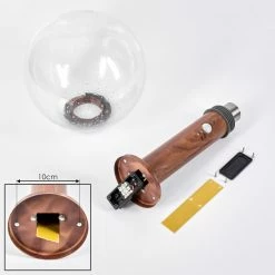 Hofstein Bubodefo Sockelleuchte Braun, Holzoptik, 1-flammig, Bewegungsmelder -Außenleuchten Verkäufe bubodefo sockelleuchte h3600818 4