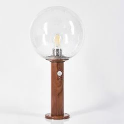 Hofstein Bubodefo Sockelleuchte Braun, Holzoptik, 1-flammig, Bewegungsmelder -Außenleuchten Verkäufe bubodefo sockelleuchte h3600818 7