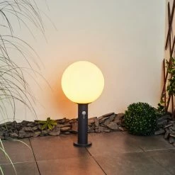 Hofstein Bubodefo Wegeleuchte Anthrazit, 1-flammig, Bewegungsmelder -Außenleuchten Verkäufe bubodefo wegeleuchte h3438923 6