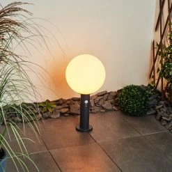 Hofstein Bubodefo Wegeleuchte Anthrazit, 1-flammig, Bewegungsmelder -Außenleuchten Verkäufe bubodefo wegeleuchte h3438923 8