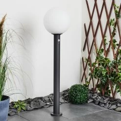 Hofstein Bubodefo Wegeleuchte Anthrazit, 1-flammig, Bewegungsmelder -Außenleuchten Verkäufe bubodefo wegeleuchte h3438947 11