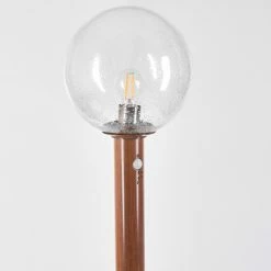 Hofstein Bubodefo Wegeleuchte Braun, Holzoptik, 1-flammig, Bewegungsmelder -Außenleuchten Verkäufe bubodefo wegeleuchte h3600863 7