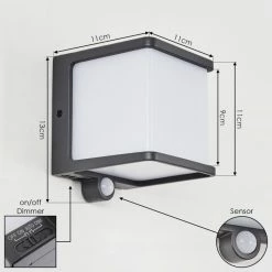 Hofstein Burseryd Solar-Außenwandleuchte LED Anthrazit, 1-flammig, Bewegungsmelder 13 Hofstein Burseryd Solar-Außenwandleuchte LED Anthrazit, 1-flammig, Bewegungsmelder -Außenleuchten Verkäufe burseryd solar aussenwandleuchte h3426548 3