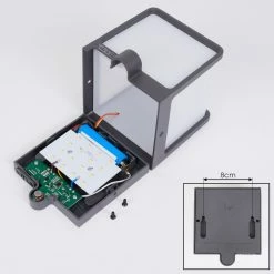 Hofstein Burseryd Solar-Außenwandleuchte LED Anthrazit, 1-flammig, Bewegungsmelder 14 Hofstein Burseryd Solar-Außenwandleuchte LED Anthrazit, 1-flammig, Bewegungsmelder -Außenleuchten Verkäufe burseryd solar aussenwandleuchte h3426548 4