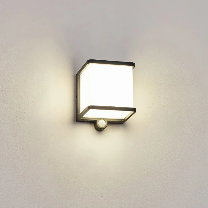 Hofstein Burseryd Solar-Außenwandleuchte LED Anthrazit, 1-flammig, Bewegungsmelder 7 Hofstein Burseryd Solar-Außenwandleuchte LED Anthrazit, 1-flammig, Bewegungsmelder – Bild 7