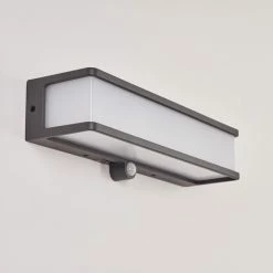 Hofstein Burseryd Solarwandleuchte LED Anthrazit, 1-flammig, Bewegungsmelder -Außenleuchten Verkäufe burseryd solarwandleuchte h3650738 4