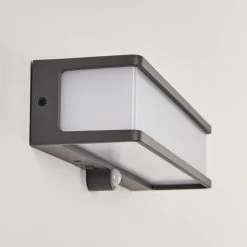 Hofstein Burseryd Solarwandleuchte LED Anthrazit, 1-flammig, Bewegungsmelder -Außenleuchten Verkäufe burseryd solarwandleuchte h3650738 7