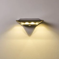 Hofstein Camden Solarleuchte LED Grau, 1-flammig, Bewegungsmelder -Außenleuchten Verkäufe camden solarleuchte h3304839 do1 9