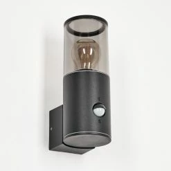 Hofstein Caragua Außenwandleuchte Anthrazit, 1-flammig, Bewegungsmelder -Außenleuchten Verkäufe caragua aussenwandleuchte h3612613 7