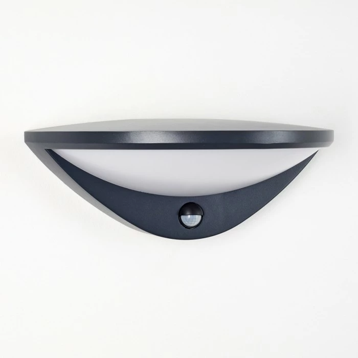 Hofstein Carano Außenwandleuchte LED Schwarz, 1-flammig, Bewegungsmelder 5 Hofstein Carano Außenwandleuchte LED Schwarz, 1-flammig, Bewegungsmelder – Bild 5