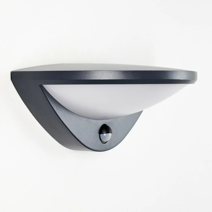 Hofstein Carano Außenwandleuchte LED Schwarz, 1-flammig, Bewegungsmelder 8 Hofstein Carano Außenwandleuchte LED Schwarz, 1-flammig, Bewegungsmelder – Bild 8