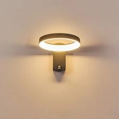 Hofstein Carinola Außenwandleuchte LED Anthrazit, 1-flammig, Bewegungsmelder -Außenleuchten Verkäufe carinola aussenwandleuchte h3390993 8