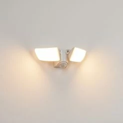 Hofstein Carnetin Außenwandleuchte LED Weiß, 1-flammig, Bewegungsmelder -Außenleuchten Verkäufe carnetin aussenwandleuchte h3651452 11