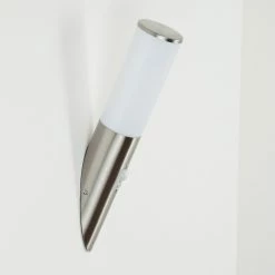 Hofstein Caserta Außenwandleuchte Nickel-Matt, 1-flammig, Bewegungsmelder -Außenleuchten Verkäufe caserta aussenwandleuchte h3539866 2