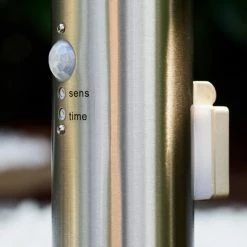 Hofstein Caserta Sockelleuchte Edelstahl, 1-flammig, Bewegungsmelder -Außenleuchten Verkäufe caserta sockelleuchte h306531 8