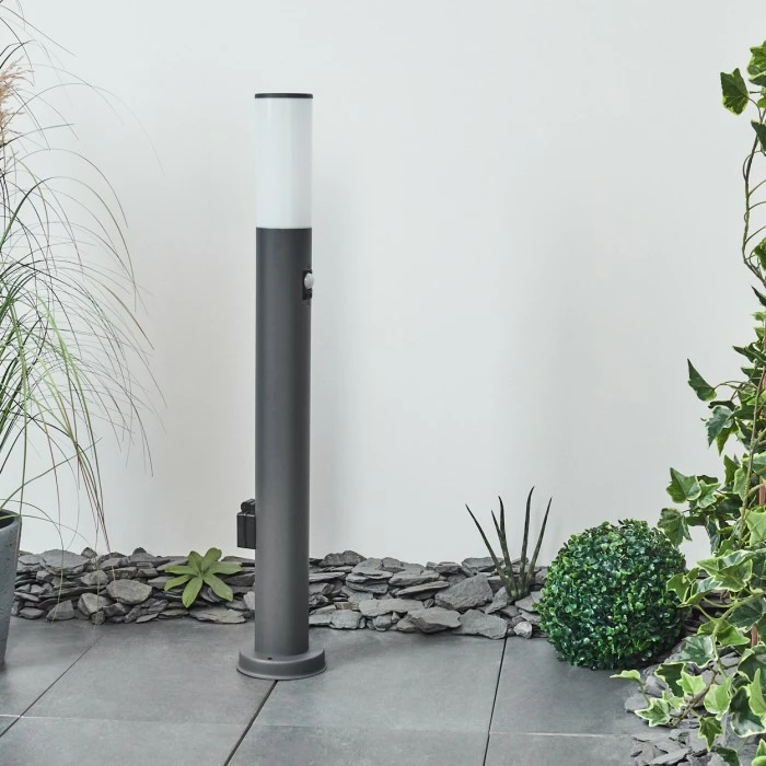 Hofstein Caserta Wegeleuchte Anthrazit, 1-flammig, Bewegungsmelder 12 Hofstein Caserta Wegeleuchte Anthrazit, 1-flammig, Bewegungsmelder – Bild 12