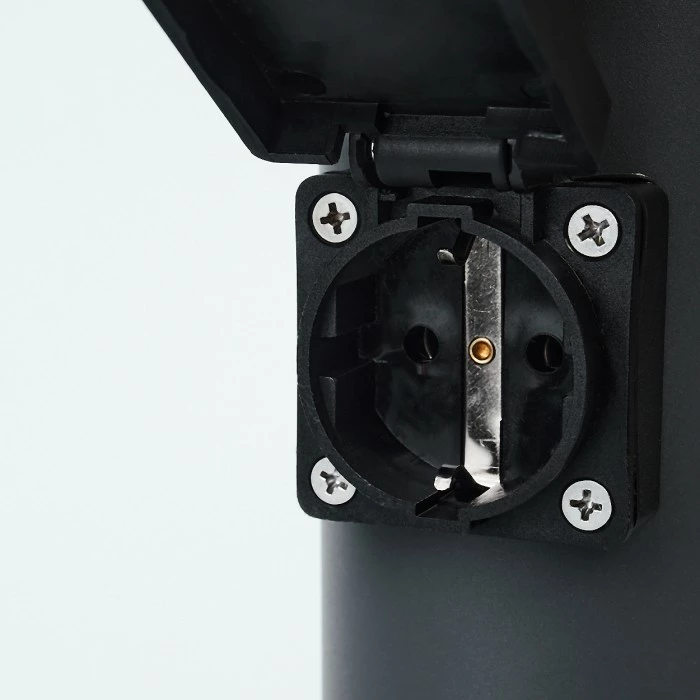 Hofstein Caserta Wegeleuchte Anthrazit, 1-flammig, Bewegungsmelder 6 Hofstein Caserta Wegeleuchte Anthrazit, 1-flammig, Bewegungsmelder – Bild 6