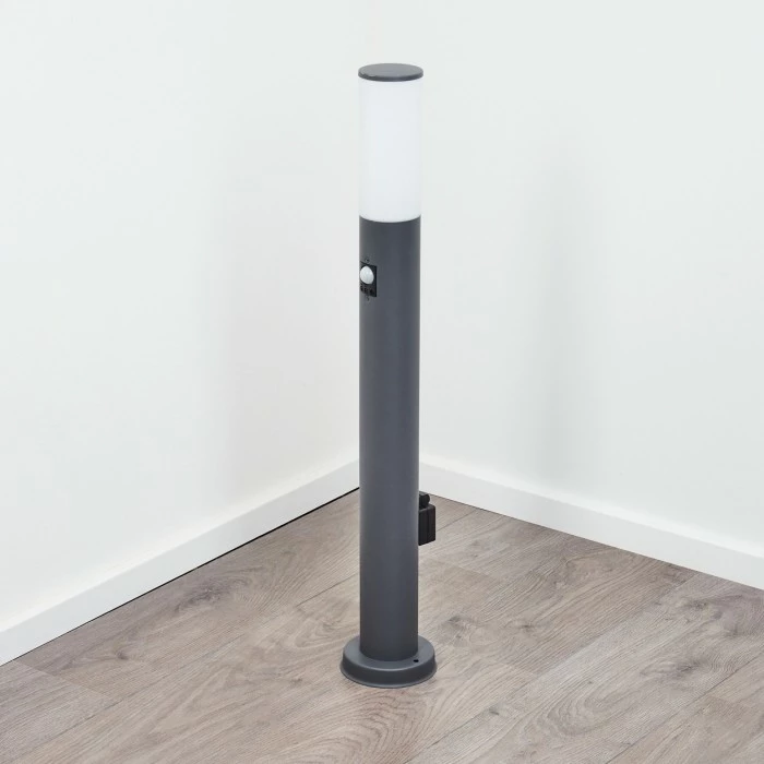 Hofstein Caserta Wegeleuchte Anthrazit, 1-flammig, Bewegungsmelder 8 Hofstein Caserta Wegeleuchte Anthrazit, 1-flammig, Bewegungsmelder – Bild 8