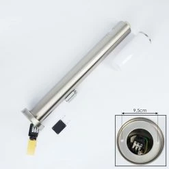 Hofstein Caserta Wegeleuchte Nickel-Matt, 1-flammig, Bewegungsmelder -Außenleuchten Verkäufe caserta wegeleuchte h3018422 4