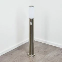 Hofstein Caserta Wegeleuchte Nickel-Matt, Weiß, 1-flammig, Bewegungsmelder 23 Hofstein Caserta Wegeleuchte Nickel-Matt, Weiß, 1-flammig, Bewegungsmelder -Außenleuchten Verkäufe caserta wegeleuchte h3018446 11