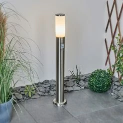 Hofstein Caserta Wegeleuchte Nickel-Matt, Weiß, 1-flammig, Bewegungsmelder 17 Hofstein Caserta Wegeleuchte Nickel-Matt, Weiß, 1-flammig, Bewegungsmelder -Außenleuchten Verkäufe caserta wegeleuchte h3018446 5