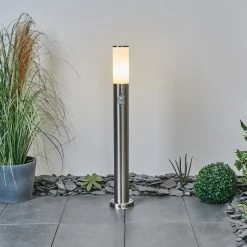 Hofstein Caserta Wegeleuchte Nickel-Matt, Weiß, 1-flammig, Bewegungsmelder 18 Hofstein Caserta Wegeleuchte Nickel-Matt, Weiß, 1-flammig, Bewegungsmelder -Außenleuchten Verkäufe caserta wegeleuchte h3018446 6