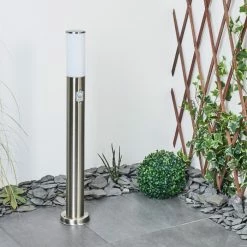 Hofstein Caserta Wegeleuchte Nickel-Matt, Weiß, 1-flammig, Bewegungsmelder 19 Hofstein Caserta Wegeleuchte Nickel-Matt, Weiß, 1-flammig, Bewegungsmelder -Außenleuchten Verkäufe caserta wegeleuchte h3018446 7