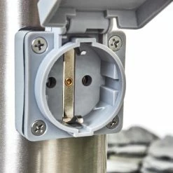 Hofstein Caserta Wegeleuchte Nickel-Matt, 1-flammig, Bewegungsmelder -Außenleuchten Verkäufe caserta wegeleuchte h3536483 4