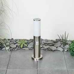 Hofstein Caserta Wegeleuchte Nickel-Matt, 1-flammig, Bewegungsmelder -Außenleuchten Verkäufe caserta wegeleuchte h3536483 8