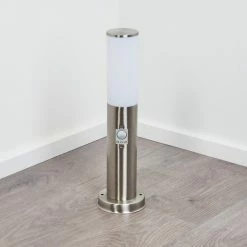 Hofstein Caserta Wegeleuchte Nickel-Matt, Weiß, 1-flammig, Bewegungsmelder -Außenleuchten Verkäufe caserta wegeleuchte h3538937 7