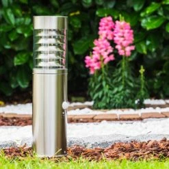 Hofstein Dakar Außensockelleuchte Edelstahl, 1-flammig, Bewegungsmelder 24 Hofstein Dakar Außensockelleuchte Edelstahl, 1-flammig, Bewegungsmelder -Außenleuchten Verkäufe dakar aussensockelleuchte h365 9