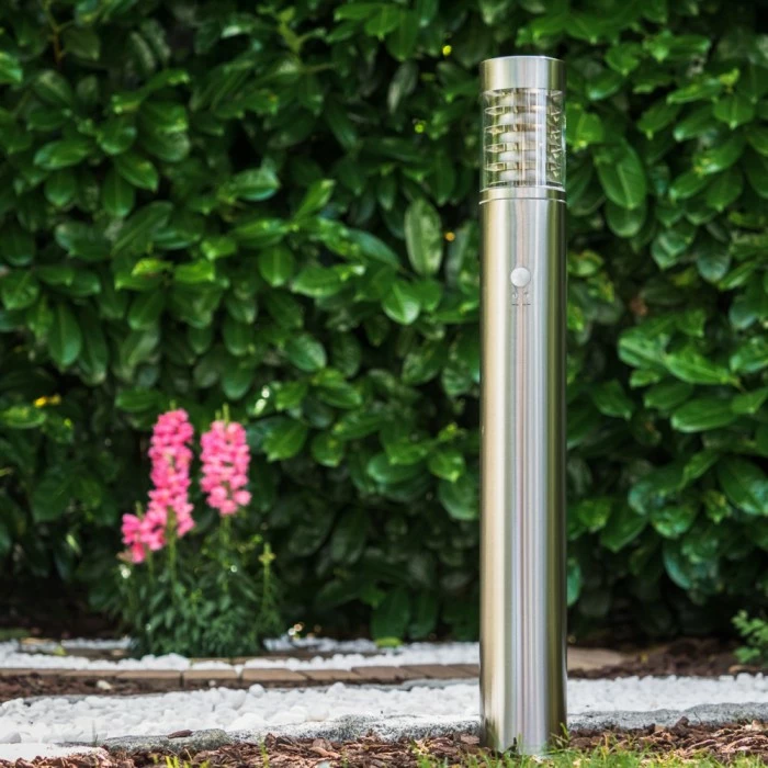 Hofstein Dakar Aussenstehleuchte Edelstahl, 1-flammig, Bewegungsmelder 11 Hofstein Dakar Aussenstehleuchte Edelstahl, 1-flammig, Bewegungsmelder – Bild 11