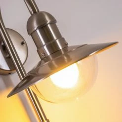 Hofstein Elima Außenwandleuchte Edelstahl, 1-flammig, Bewegungsmelder -Außenleuchten Verkäufe elima aussenwandleuchte h168043 4