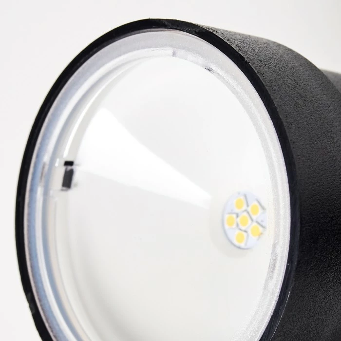 Hofstein Emmerlev Außenwandleuchte LED Schwarz, 2-flammig, Bewegungsmelder 11 Hofstein Emmerlev Außenwandleuchte LED Schwarz, 2-flammig, Bewegungsmelder – Bild 11