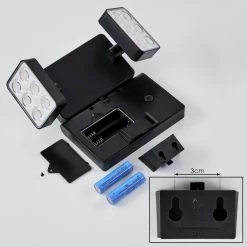 Hofstein Estampes Solarwandleuchte LED Anthrazit, 1-flammig, Bewegungsmelder -Außenleuchten Verkäufe estampes solarwandleuchte h3651414 4