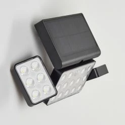 Hofstein Estampes Solarwandleuchte LED Anthrazit, 1-flammig, Bewegungsmelder -Außenleuchten Verkäufe estampes solarwandleuchte h3651414 5