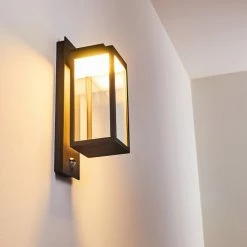 Hofstein Faroer Au&szlig;enwandleuchte LED Anthrazit, 1-flammig, Bewegungsmelder -Außenleuchten Verkäufe faroer aussenwandleuchte h3305867 4