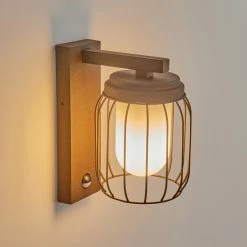 Hofstein Foothills Au&szlig;enwandleuchte Rostfarben, 1-flammig, Bewegungsmelder -Außenleuchten Verkäufe foothills aussenwandleuchte h3588833 6