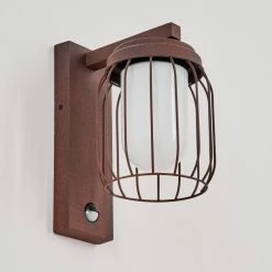 Hofstein Foothills Au&szlig;enwandleuchte Rostfarben, 1-flammig, Bewegungsmelder -Außenleuchten Verkäufe foothills aussenwandleuchte h3588833 7