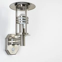 Hofstein Forli Wandleuchte Edelstahl, 1-flammig, Bewegungsmelder -Außenleuchten Verkäufe forli wandleuchte h165493 6