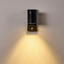 Hofstein Froslev Außenwandleuchte LED Schwarz, 1-flammig, Bewegungsmelder -Außenleuchten Verkäufe froslev aussenwandleuchte h3339060 do1 7