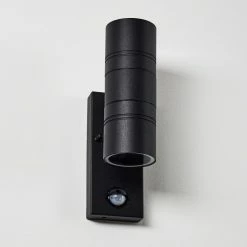 Hofstein Froslev Außenwandleuchte LED Schwarz, 2-flammig, Bewegungsmelder -Außenleuchten Verkäufe froslev aussenwandleuchte h3339619 do1 12