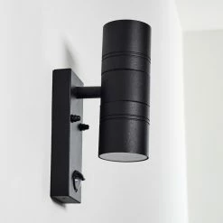 Hofstein Froslev Außenwandleuchte LED Schwarz, 2-flammig, Bewegungsmelder -Außenleuchten Verkäufe froslev aussenwandleuchte h3339619 do1 15