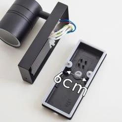 Hofstein Froslev Außenwandleuchte LED Schwarz, 2-flammig, Bewegungsmelder -Außenleuchten Verkäufe froslev aussenwandleuchte h3339619 do1 16